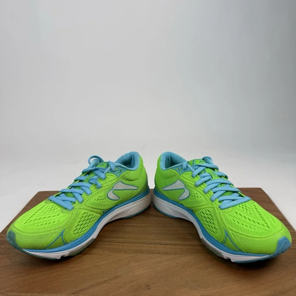 New NIB Womens Newton Fate 5 Neon Green Mesh‎ Athletic Sneakers Shoes Size 6 M